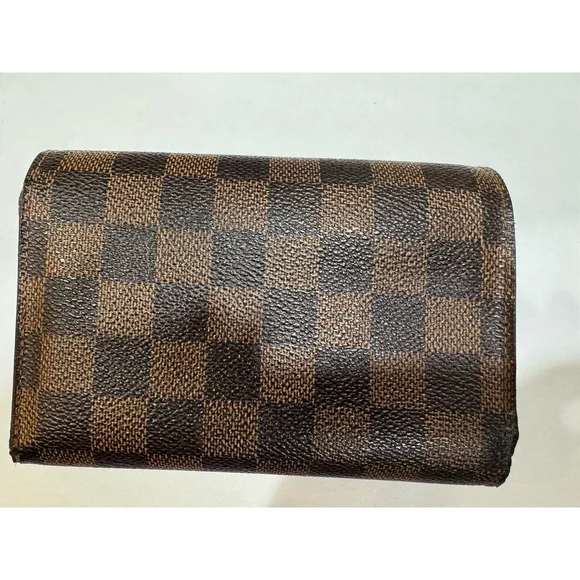 Louis Vuitton Alexandra Damier Ebene Portefeuille Trifold Wallet with dust bag - Picture 2 of 16